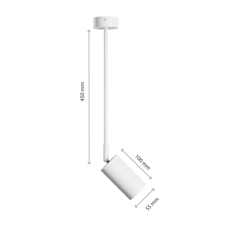 Люстра на штанзі VARIOSA 1xGU10/10W/230V білий