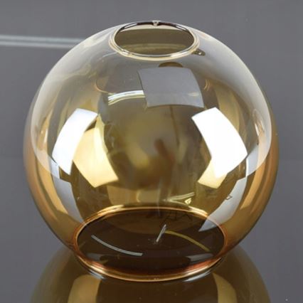 Люстра на штанзі VASCO 6xE27/60W/230V чорний/димчастий бежевий