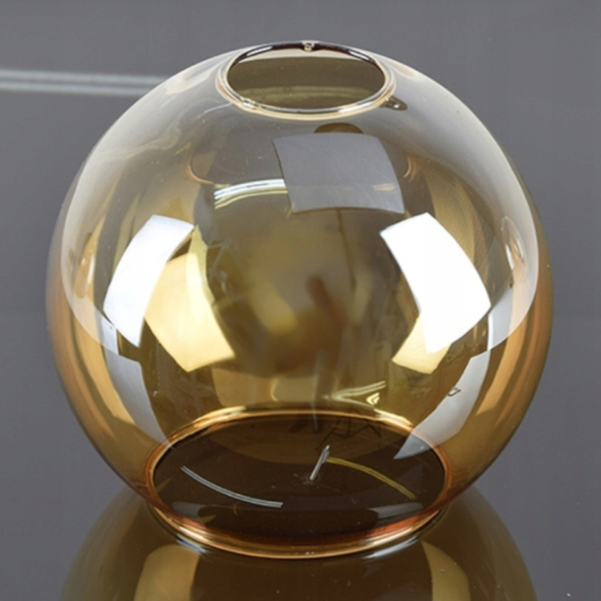 Люстра на штанзі VASCO 6xE27/60W/230V чорний/димчастий бежевий