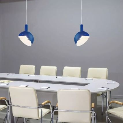 Люстра на тросе 1xE14/60W/230V синяя