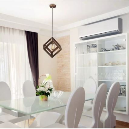 Люстра на тросе 1xE27/60W/230V бронза