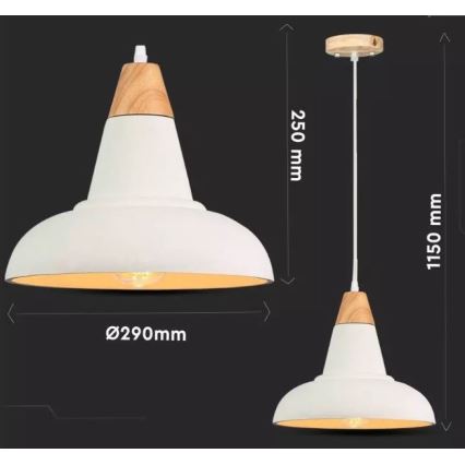 Люстра на тросе 1xE27/60W/230V