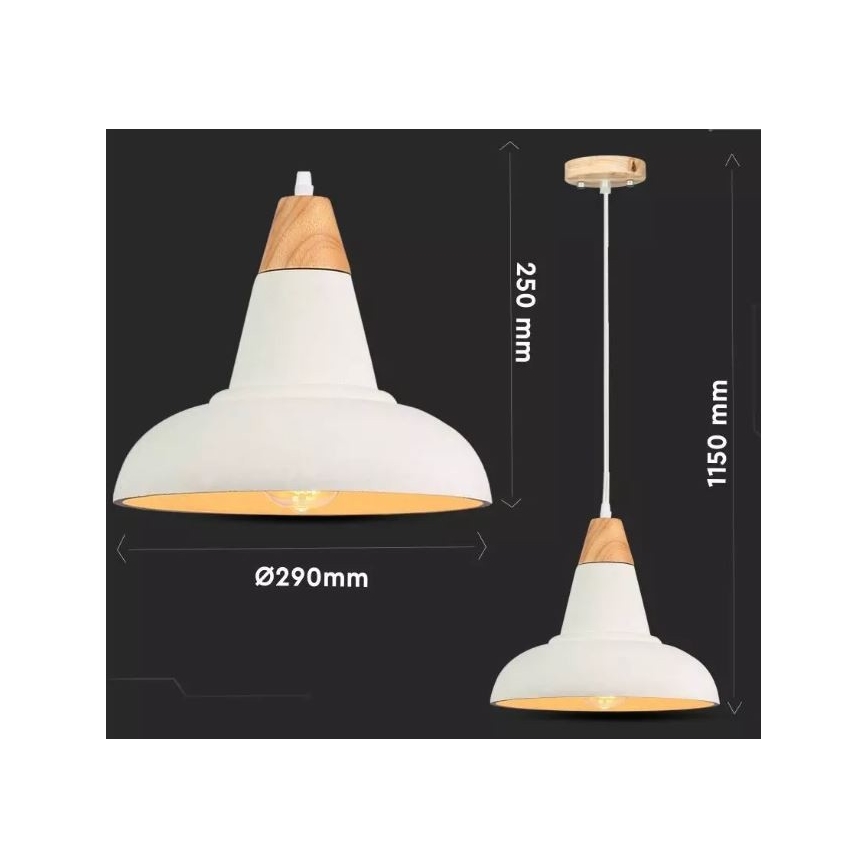 Люстра на тросе 1xE27/60W/230V