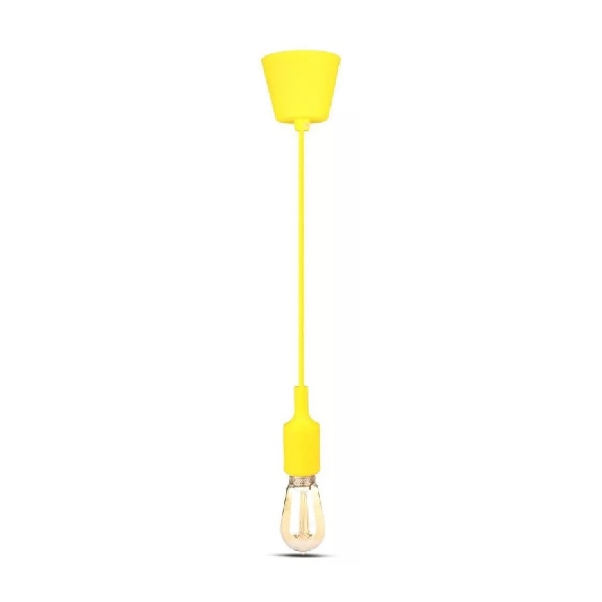 Люстра на тросе 1xE27/60W/230V желтая