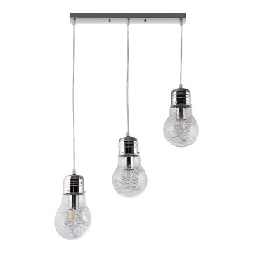 Люстра на тросе 3xE27/60W/230V