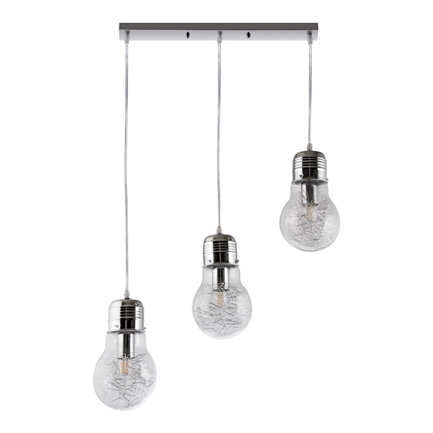 Люстра на тросе 3xE27/60W/230V