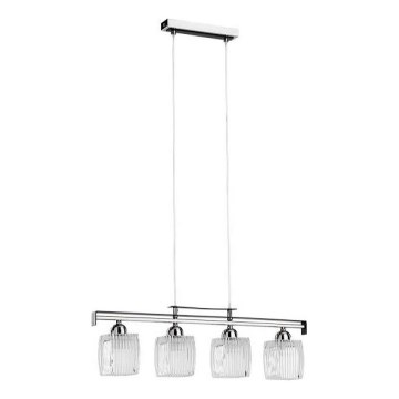Люстра на тросе ALMA 4xE14/10W/230V полированный хром
