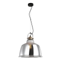 Люстра на тросе ASGARD 1xE27/11W/230V серебряная