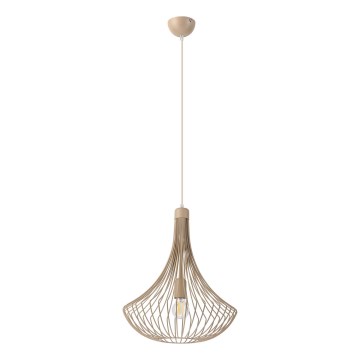 Люстра на тросе BALERINA 1xE27/15W/230V бежевaя