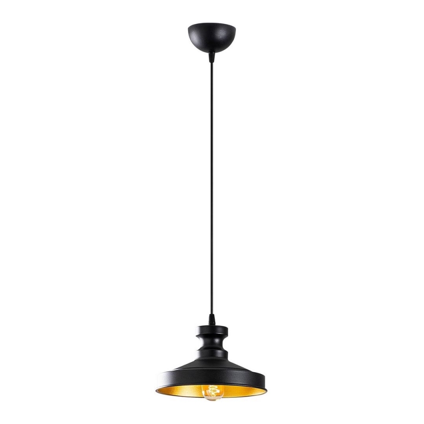 Люстра на тросе BERCESTE 1xE27/40W/230V черная