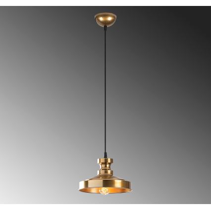 Люстра на тросе BERCESTE 1xE27/40W/230V золотая