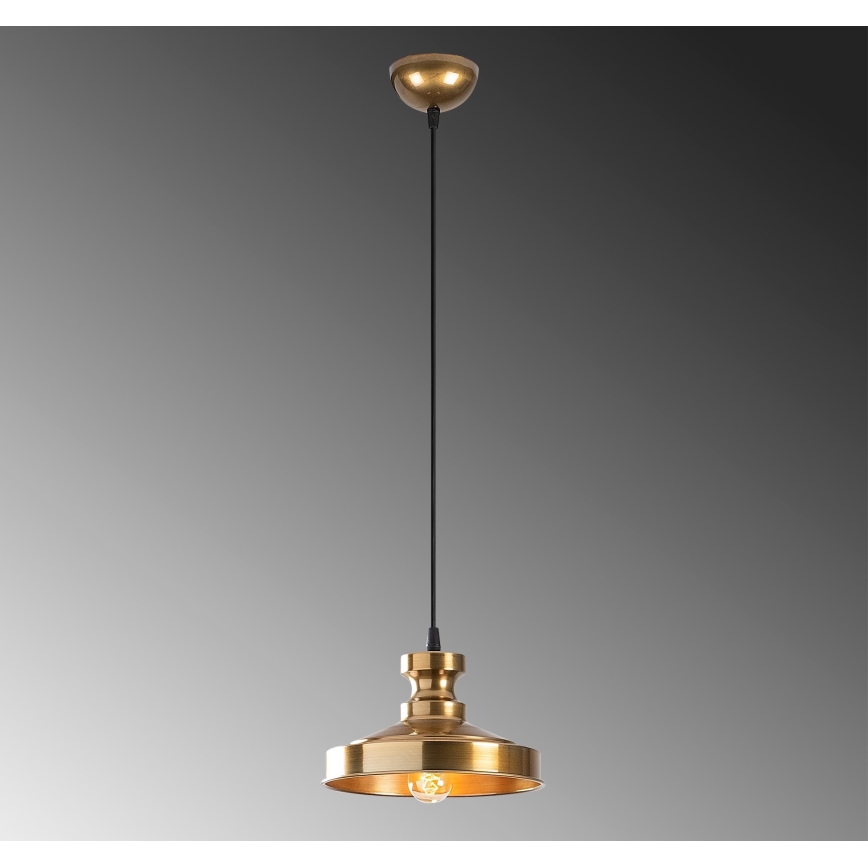 Люстра на тросе BERCESTE 1xE27/40W/230V золотая