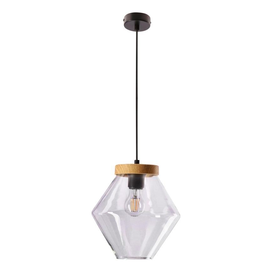 Люстра на тросе BRELS 1xE27/40W/230V прозрачная