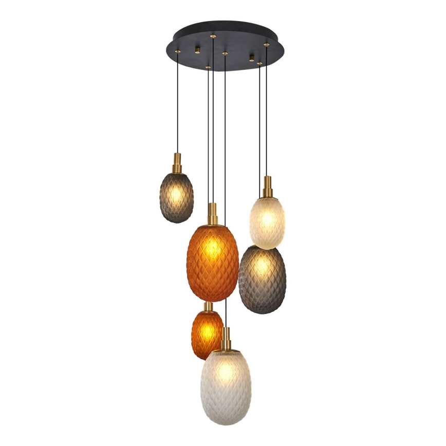 Люстра на тросе CACTUS 6xG9/5W/230V медная/серая/белая