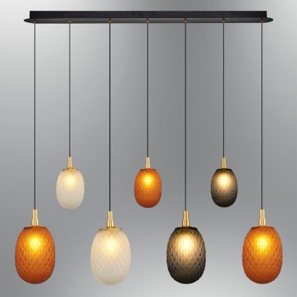 Люстра на тросе CACTUS 7xG9/5W/230V медный/серый/белый