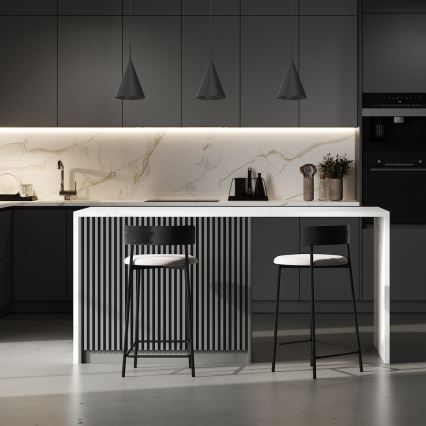 Люстра на тросе CAPITAL 1xGX53/15W/230V, диаметр 17 см, чёрная