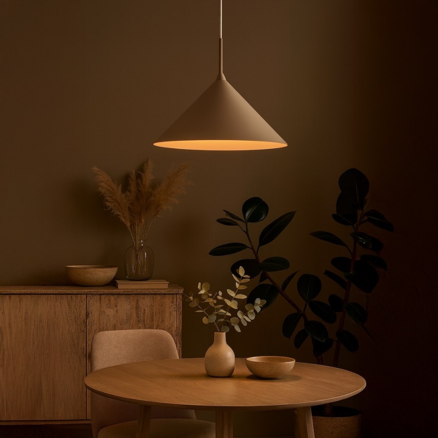 Люстра на тросе CAPITAL 1xGX53/15W/230V, диаметр 46 см, бежевая