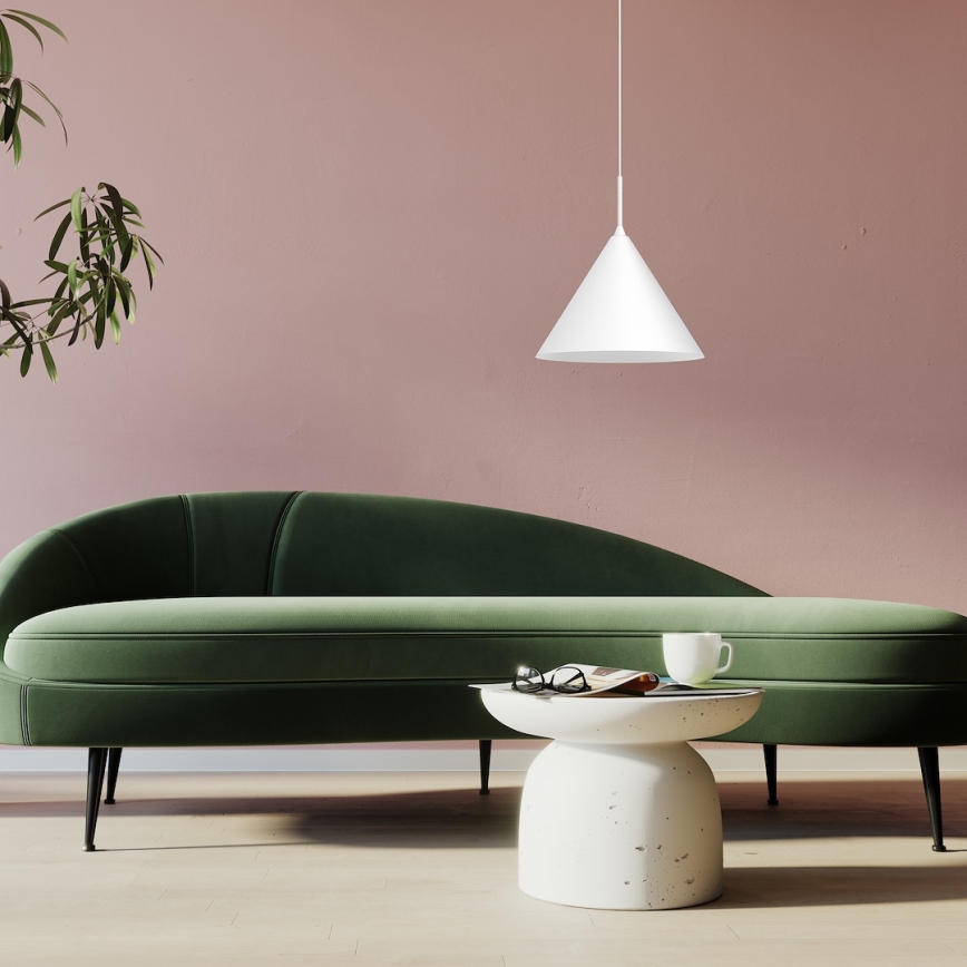 Люстра на тросе CAPITAL 1xGX53/15W/230V pr. 32 cm белая