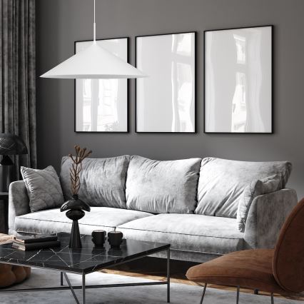 Люстра на тросе CAPITAL 1xGX53/15W/230V Ø 60 см, белая