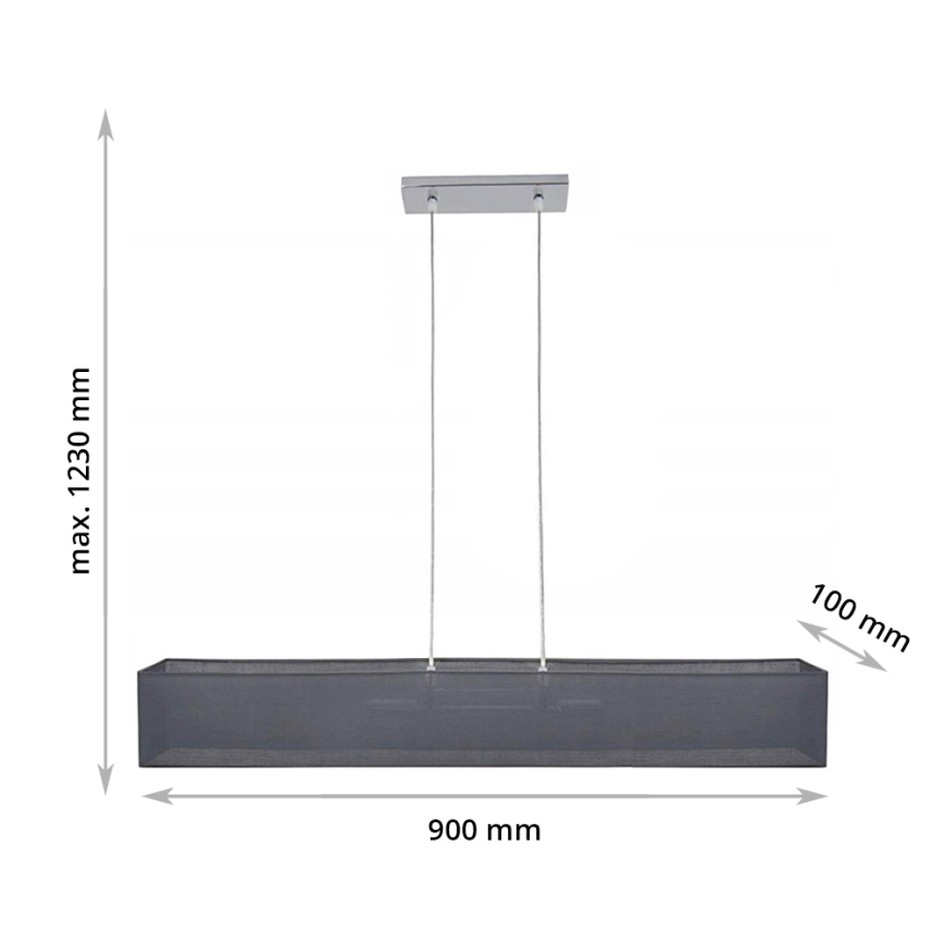 Люстра на тросе CAROLINE 2xE14/40W/230V
