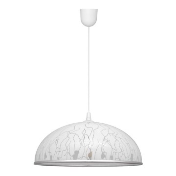 Люстра на тросе CIRCLE 1xE27/15W/230V белая