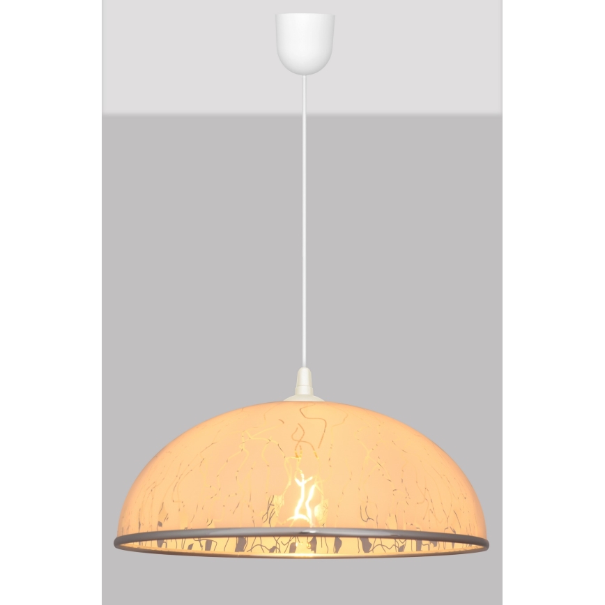 Люстра на тросе CIRCLE 1xE27/15W/230V белая