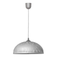Люстра на тросе CIRCLE 1xE27/15W/230V серая