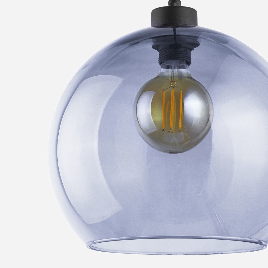 Люстра на тросе CUBUS 1xE27/60W/230V синяя
