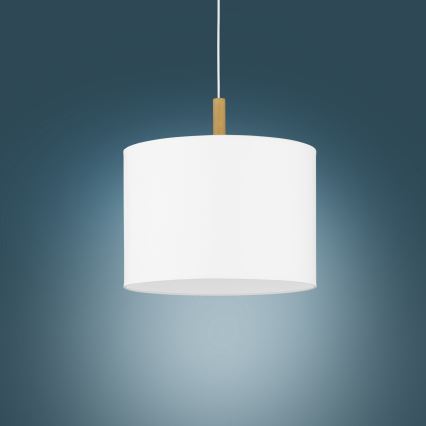 Люстра на тросе DEVA 1xE27/25W/230V белая