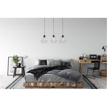 Люстра на тросе DIAMENT MINI 3xE27/60W/230V