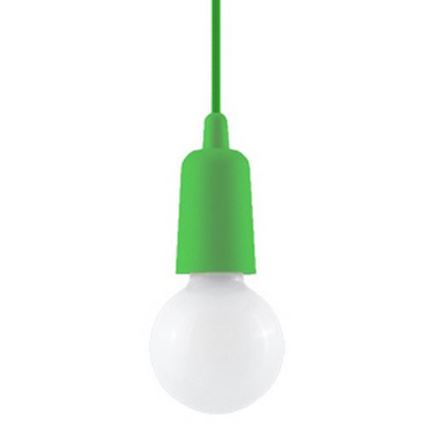 Люстра на тросе DIEGO 1xE27/60W/230V зеленая