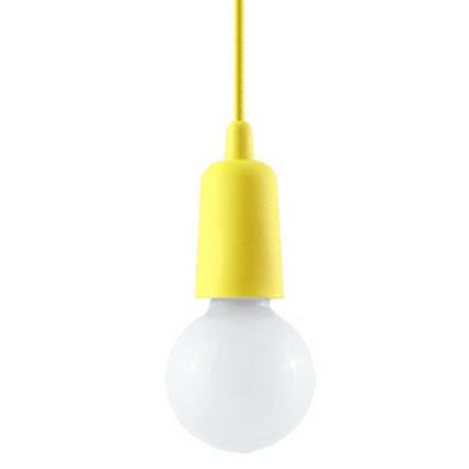 Люстра на тросе DIEGO 1xE27/60W/230V желтая