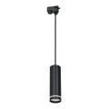 Люстра на тросе для трековой системы PIPE 1xGU10/25W/230V черная