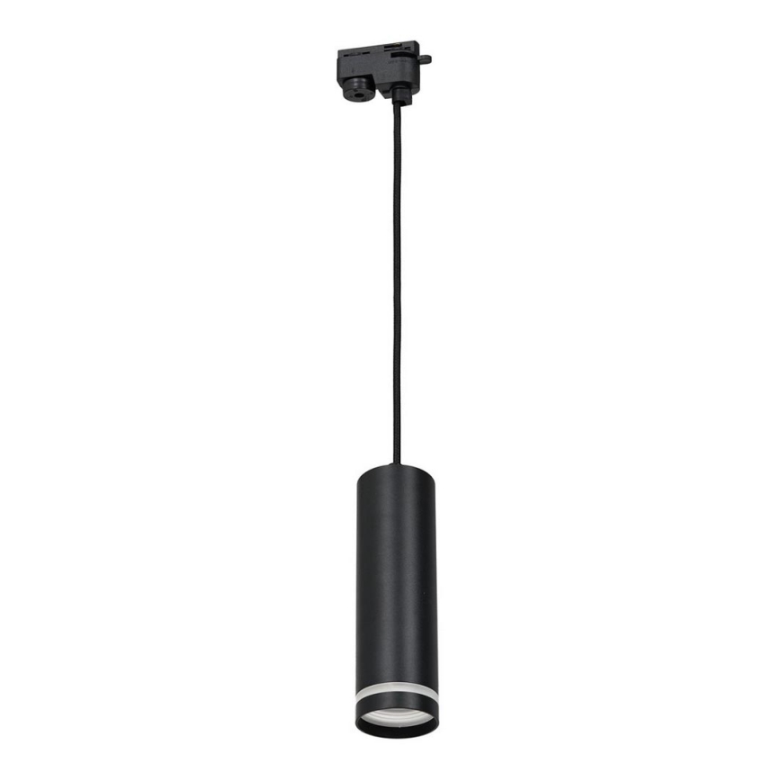 Люстра на тросе для трековой системы PIPE 1xGU10/25W/230V черная