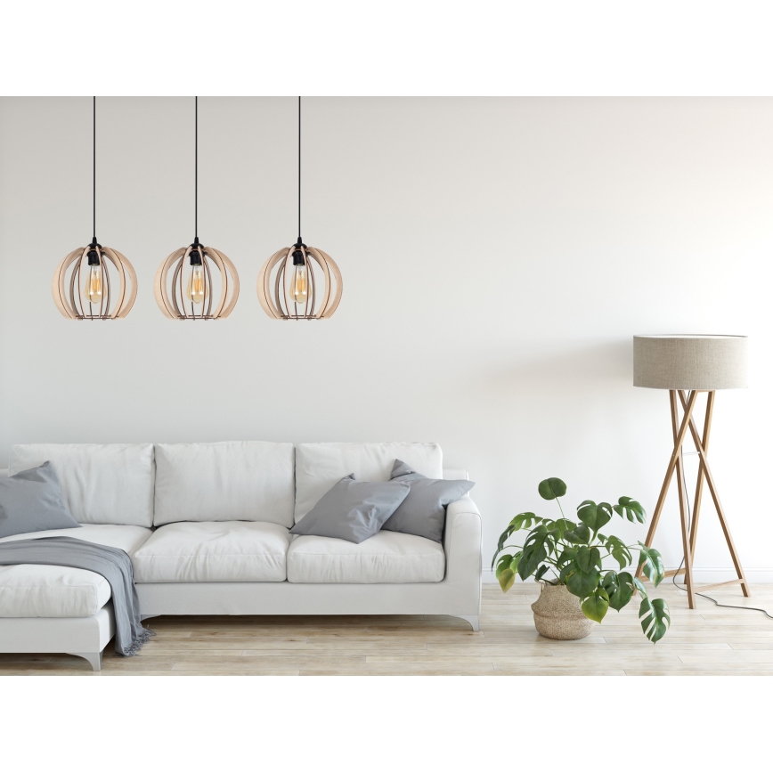 Люстра на тросе DORO 3xE27/60W/230V