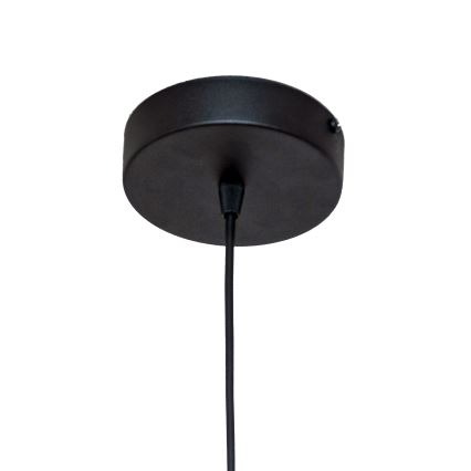 Люстра на тросе ECLIPSE 1xE27/15W/230V черный/белый