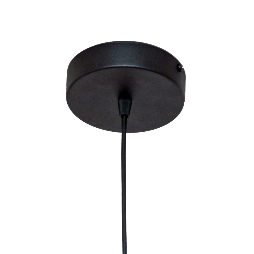 Люстра на тросе ECLIPSE 1xE27/15W/230V черный/белый