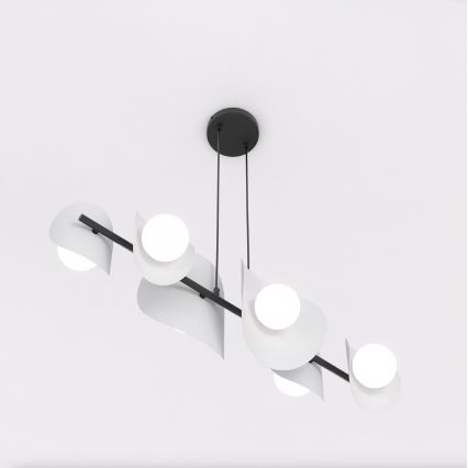 Люстра на тросе ELEMENTI 6xG9/8W/230V серая