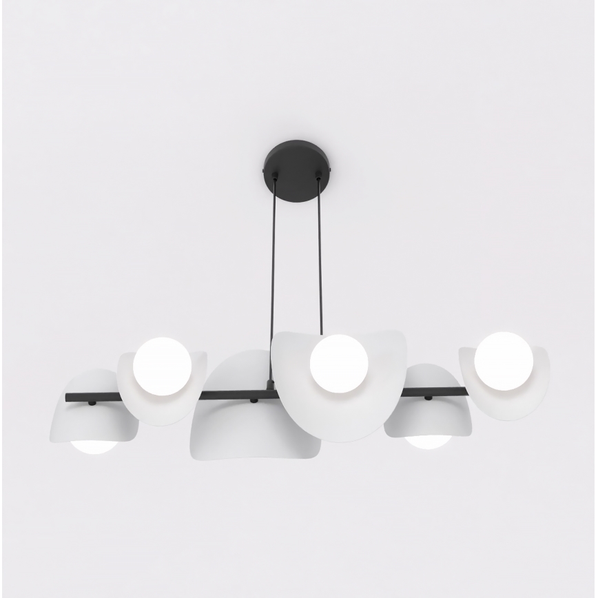 Люстра на тросе ELEMENTI 6xG9/8W/230V серая