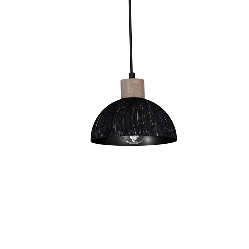 Люстра на тросе ERIK 2xE27/60W/230V коричневая/черная