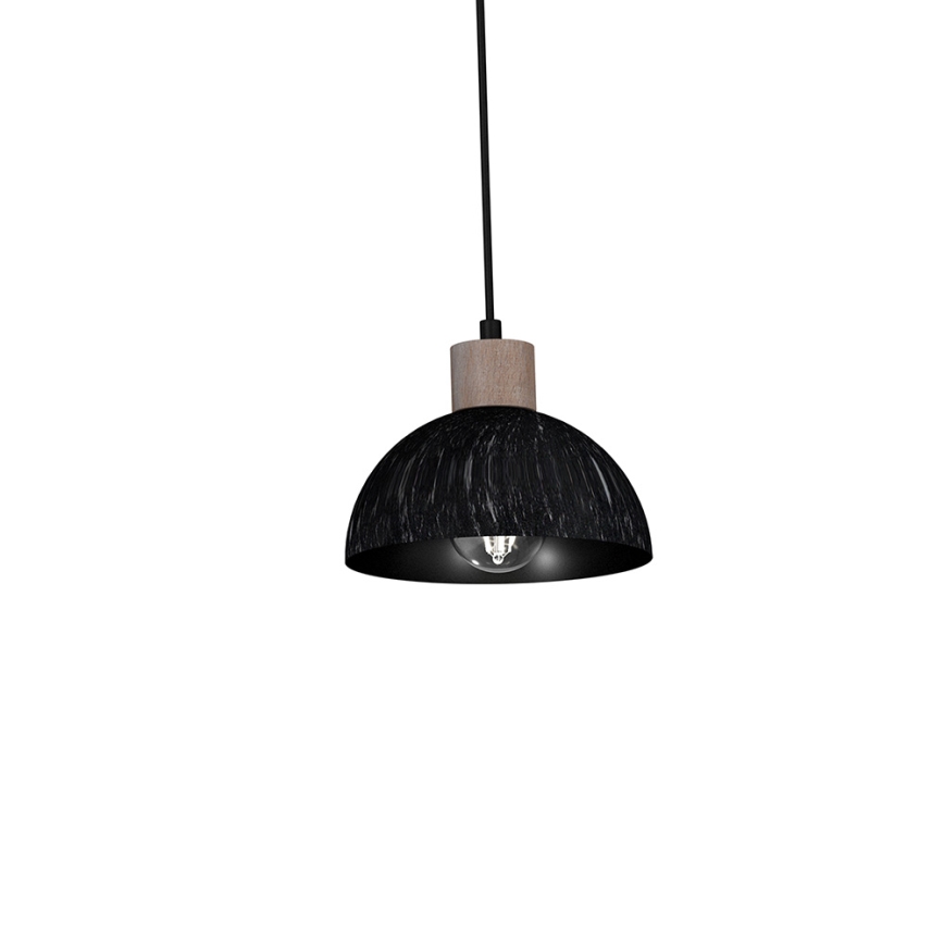 Люстра на тросе ERIK 3xE27/60W/230V коричневая/черная