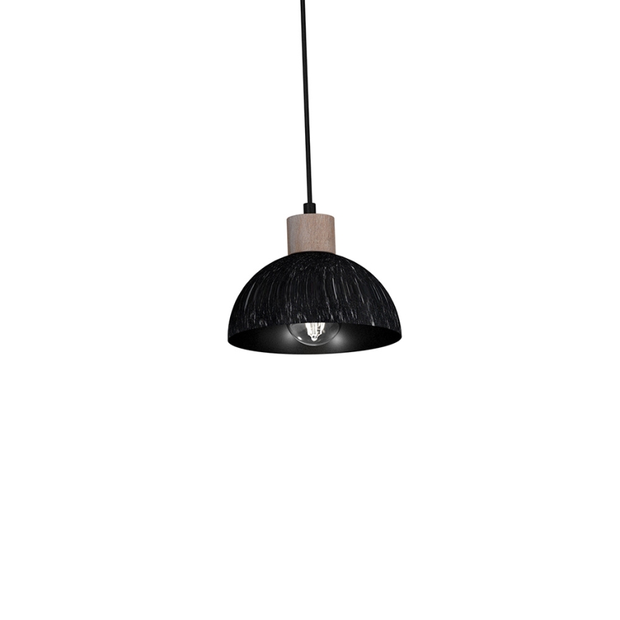 Люстра на тросе ERIK 5xE27/60W/230V коричневая/черная
