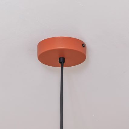 Люстра на тросе ETNA II 1xE27/15W/230V Ø 25 см, оранжевая