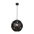 Люстра на тросе EUPHORIA 1xE27/40W/230V черная
