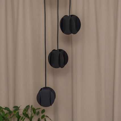 Люстра на тросе GAMBIT 4xGU10/10W/230V, чёрная