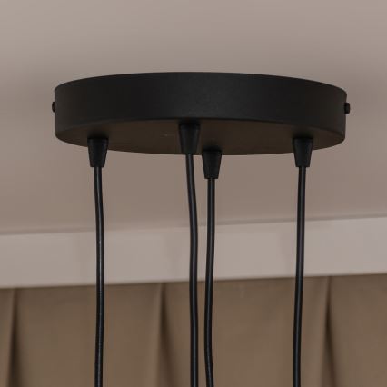 Люстра на тросе GAMBIT 4xGU10/10W/230V, чёрная