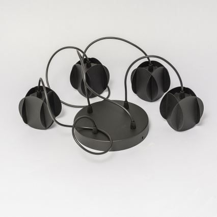 Люстра на тросе GAMBIT 4xGU10/10W/230V, чёрная