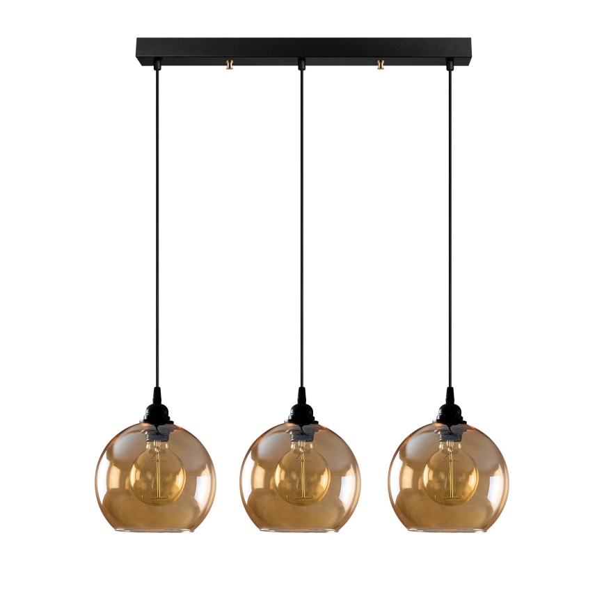 Люстра на тросе GOLD 3xE27/40W/230V