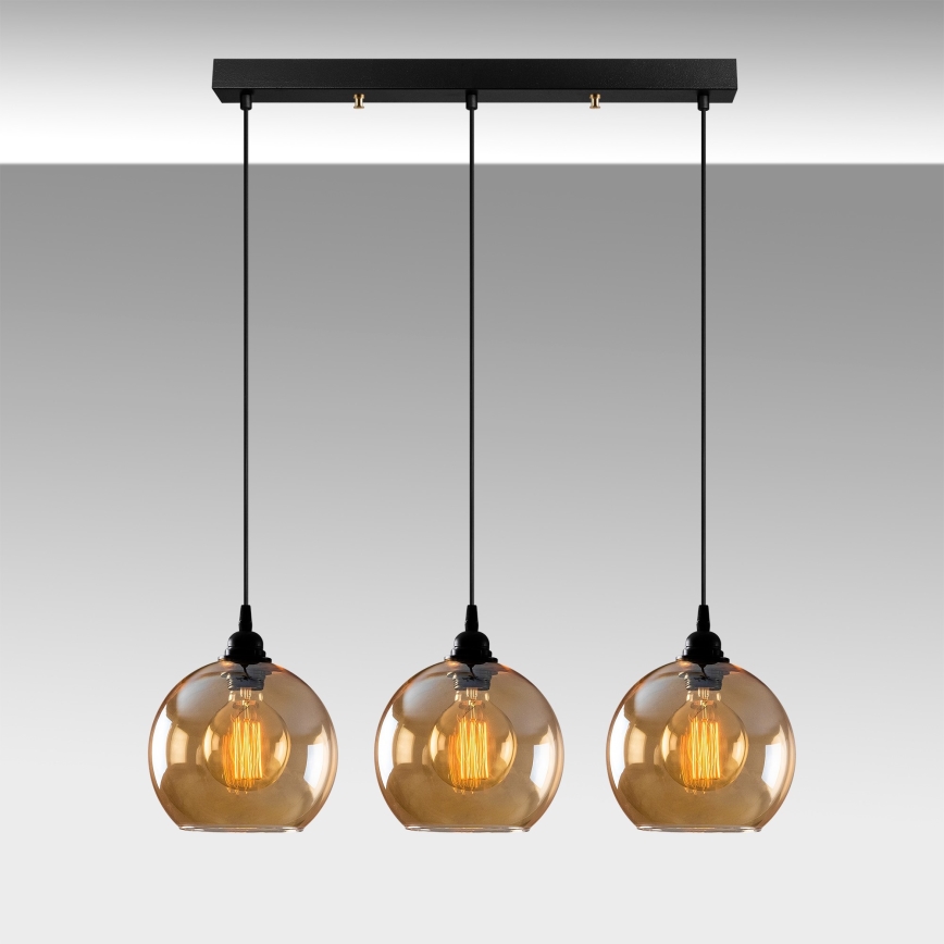 Люстра на тросе GOLD 3xE27/40W/230V