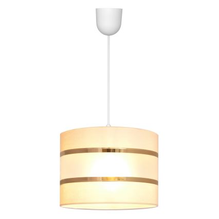 Люстра на тросе HELEN 1xE27/15W/230V кремовая